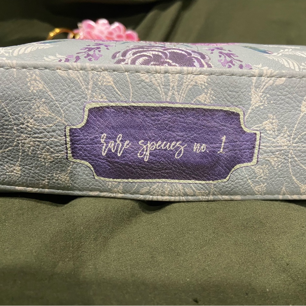 Papaya Floral Butterfly Clutch - Purple and Black - Picture 4 of 4